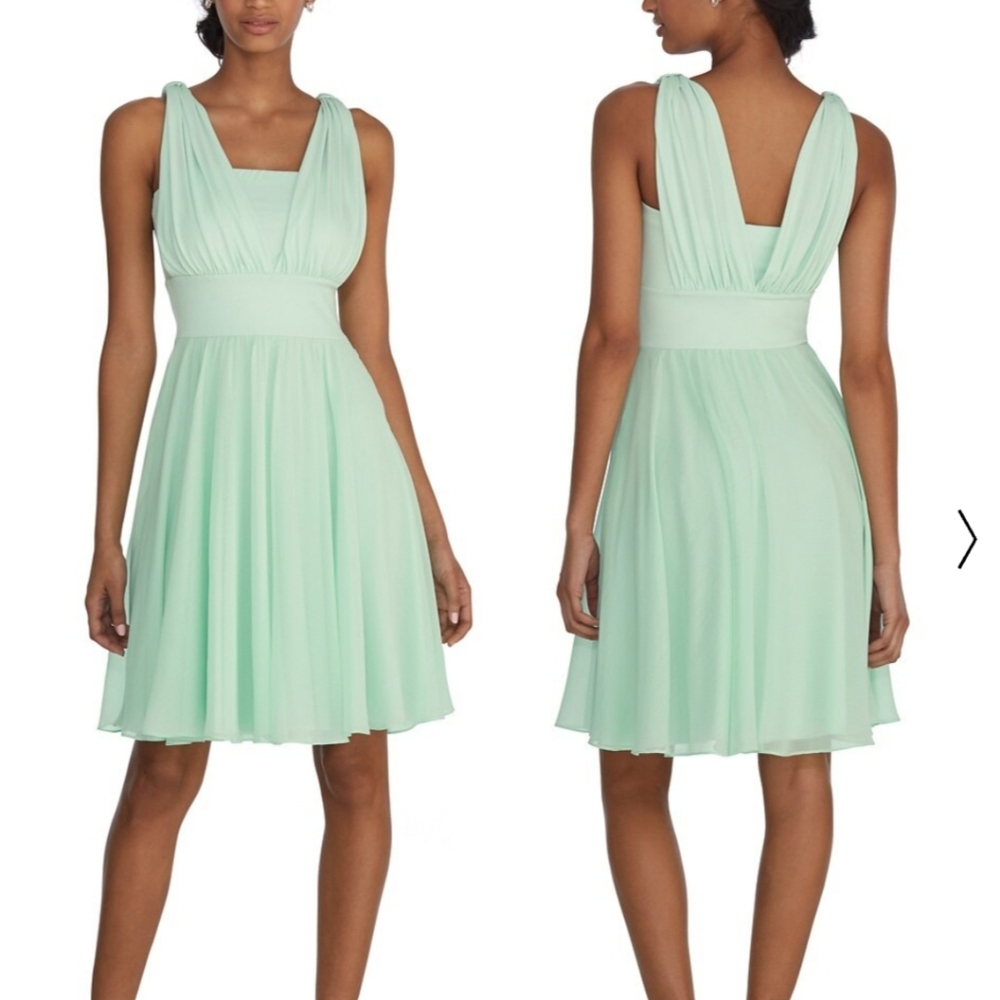 Nwt sz 12 Genuis convertible dress mint green or EUC burgundy